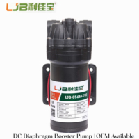 Pompe à diaphragme 24V DC LJB0565F-700 700GPD CE RoHS avec logo personnalisé d'usine et longueur de câble adaptée pour système de purification d'eau RO