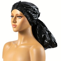 Bonnet de douche étanche Super Jumbo pour femme avec dreadlocks et cheveux longs Bonnet réglable de grande taille