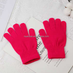 Özel Logo ucuz kış eldiven toptan dokunmatik ekran eldiveni kış için özel örme eldiven - Product Image 4