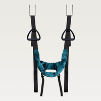 Sangle de traction cervicale avec barre de suspension, longueur réglable, en polyester – Outil de soutien et de soulagement du cou pour usage intérieur
