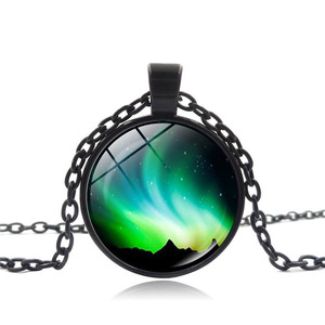 Venta al por mayor Northern Lights joyería collar tiempo gema <span class=keywords><strong>Aurora</strong></span> <span class=keywords><strong>Borealis</strong></span> colgante collar - Product Image 4