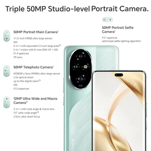 Nuevo Teléfono Móvil Original Honor 200 Pro, Pantalla OLED de 6.78 Pulgadas y 120Hz, Snapdragon 8s Gen 3, Batería de 5200mAh, NFC, 5G - Product Image 4