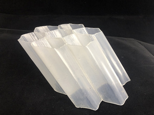 Matériau filtrant lamellaire PP/PVC bleu/blanc <span class=keywords><strong>pour</strong></span> clarificateur et <span class=keywords><strong>d</strong></span>écanteur tubulaire - Product Image 5