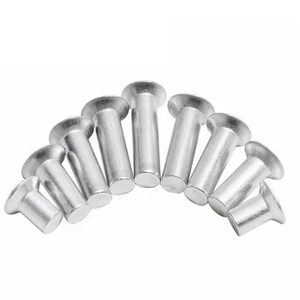 Rivets pleins à tête fraisée plate et à tête conique plate de 2mm, 3mm, 4mm, 5mm, 6mm, 8mm, Rivets pleins en acier inoxydable - Product Image 1