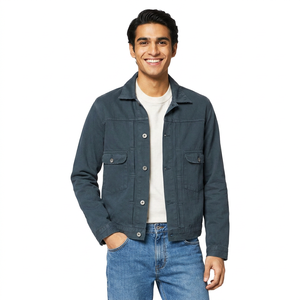 <b>Long</b> Sleeve Best Selling Stylish <b>Men</b> Wear Denim <b>Jacket</b> Best Selling New Design Wholesale Blank <b>Men</b> Denim <b>Jackets</b> <b>for</b> Sale OEM - Product Image 1