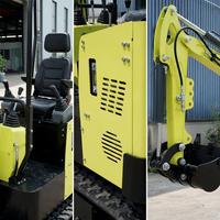 Livraison Gratuite Mini-Excavatrice Domestique Neuve sur Chenilles 1 Tonne 2 Tonnes EURO 5 Moteur Kubota Excavatrices sur Chenilles 3,5 Tonnes