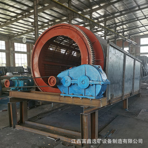 Lavadora de arena de tambor giratorio industrial con motor de CA para minería y lavado, color azul - Product Image 5