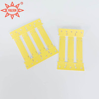 Étiquette de câble d'identification jaune avec attache pour câble