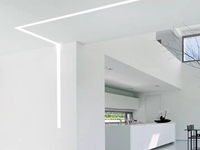 Meilleure vente pour le canal d'éclairage de bande de LED grise monté en surface encastré 6063 extrusion profilé en aluminium de bande de LED personnalisé