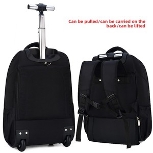 Zaino Trolley Impermeabile e Traspirante in Poliestere, per Viaggi d'Affari, 18-20 Pollici, Grande Capacità, Unisex - Product Image 2