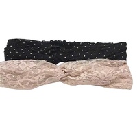 Serre-têtes élastiques en dentelle papillon Akzia pour femmes, nouveau design, accessoires de mode pour cheveux, fixation bronzante