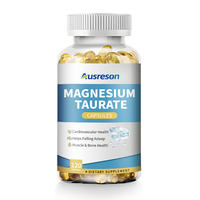 Ausreson OEM/ODM Taurine Magnésium Softgel : Complément Énergétique et Cérébral Naturel pour le Système – Capsules de Magnésium et Taurine en Softgel