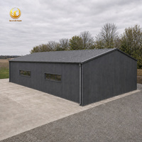 Atelier en acier préfabriqué à installation facile, prêt pour l'énergie solaire, résistant à la corrosion, entrepôt métallique de stockage