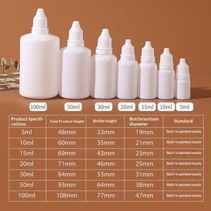 ขวดหยดกันแสงสีขาว PE สำหรับขายส่ง ขนาด 3 มล./5 มล./10 มล./30 มล./50 มล. สำหรับใช้ในงานเกษตร บรรจุเม็ดสีและหมึก - Product Image 4