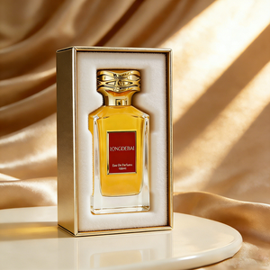 Frasco de Perfume de Vidrio de Lujo, Elegante y con Fragancia, Cuadrado Irregular, Vacío, con Pulverizador de Bomba, 30ml, 50ml, 100ml, con Caja de Regalo - Product Image 3