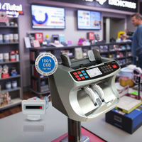 Compteur de billets automatique Easycount EC960 : Détecteur intelligent de billets UV MG MT IR - Équipement multi-devises avec écran TFT