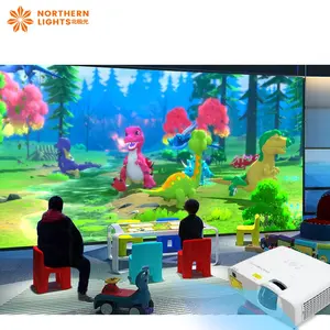 Increíble pintura mágica interactuar Proyección de pared Pantalla de mesa táctil juego interactivo juegos de proyector interactivo para entretenimiento Pa