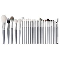 Luxe 26 pièces chèvre neige renard cheveux pinceaux de maquillage poudre fond de teint correcteur fard à joues ombre à paupières bonne qualité pinceaux de maquillage