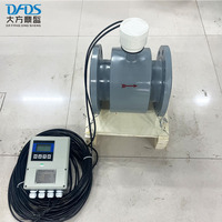 Medidor de Flujo Electromagnético Industrial Digital Remoto con Certificación CE, 4-20MA RS485, para Aguas Residuales y Ríos