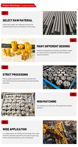 T45 T51 Knopf <span class=keywords><strong>bits</strong></span> für Hartgestein bohrungen und Brunnen projekte - Product Image 6