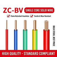 Fabricante Líder de Cables Eléctricos, Venta Directa de Fábrica, Cable H05V-U 70C, Cables Eléctricos de un Solo Núcleo, Conductor de Cobre, Aislamiento de PVC, Cable Sólido