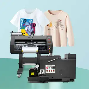 Penjualan laris kaus mesin cetak dtf 30cm kit pencetak inkjet a3 Tiongkok dan pengocok bubuk
