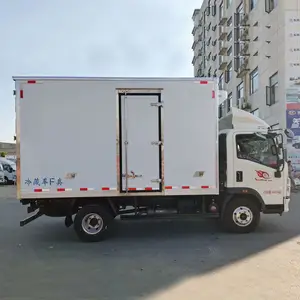 sinotruk howo 4x2 small 4Tons-6Tons refrigeration equipment freezer van cold chain logistics trucks refrigerator truck