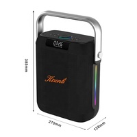 Kisonli K44 Enceinte Bluetooth Portable avec Batterie 5000 mAh, Éclairage LED RGB, Connectivité USB/TF/TWS