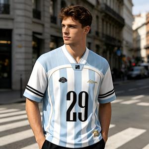 Uniforme de football personnalisé de haute qualité, sublimation, respirant, séchage rapide, maillot de football, logo personnalisé, numéro, nom de l'équipe, vente en gros - Product Image 2