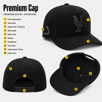 Casquette de baseball bicolore OEM ODM G5 à 5 panneaux avec logo personnalisé, broderie 3D, pour la plage et la protection solaire