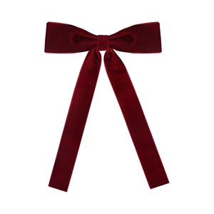 Ornements de Noël en velours, accessoires en forme de nœud, emballage cadeau pour mariage, fête, décoration de la maison - Product Image 1