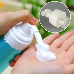 Großhandel 40 42 43 410 415 White Body Hautpflege Wash Soap Schaum Spender Pump Shampoo Kunststoff Schaum Pump flasche