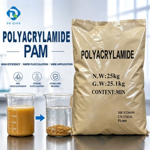 Da Qian Poliacrilammide PAM Anionico Cationico Non Ionico al 90% ad Alta Purezza, Flocculante per Trattamento Acque Reflue Industriali e Urbane - Product Image 1