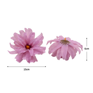 Fleurs d'orchidées artificielles violettes Dongchen Crafts, 7g, polyester, décorations de mariage, accessoires pour mur floral - Product Image 5