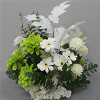 Bola de Flores Artificiales de Seda Estilo Bosque para Centro de Mesa de Boda, Decoración de Fondo para Eventos, Fiestas y Áreas de Bienvenida