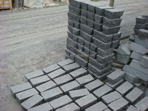 Nature Split Driveway <strong>Cobble</strong> Stone Meshed Nature Black <strong>Basalt</strong> Pavement Stone - Product Image 6