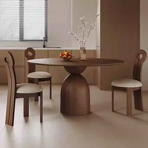 <span class=keywords><strong>2025</strong></span> Mới Đến Cổ Điển Pháp Phong Cách Rắn Gỗ Bàn Ăn Đặt Thiết Kế Hiện Đại Cho Nhà Hoặc Căn Hộ Thanh Im Lặng Cho Thoải Mái - Product Image 5