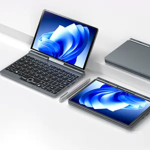 Preço de fábrica 8 polegadas Mini Touch Screen Laptops Girar 360 Degrees tela notebook
