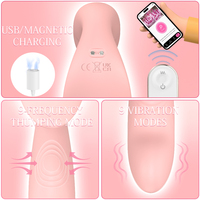 Vibrateur portable contrôlé par application S-HANDE pour femmes avec télécommande Bluetooth pour couples à distance, vibrateur clitoridien et point G