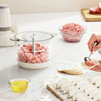 Robot culinaire multifonction intelligent avec fonction hachoir, pétrin et mixeur pour aliments et viande