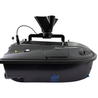 Bateau d'appât de pêche à la carpe télécommandé de 500m avec Sonar GPS caméra sous-marine CCTV détecteur de poisson écho sondeur double batterie 15.6A