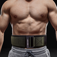 Ceinture d'haltérophilie à levier réglable en cuir de vachette unisexe de 10mm d'épaisseur équipement sportif de sécurité personnalisé