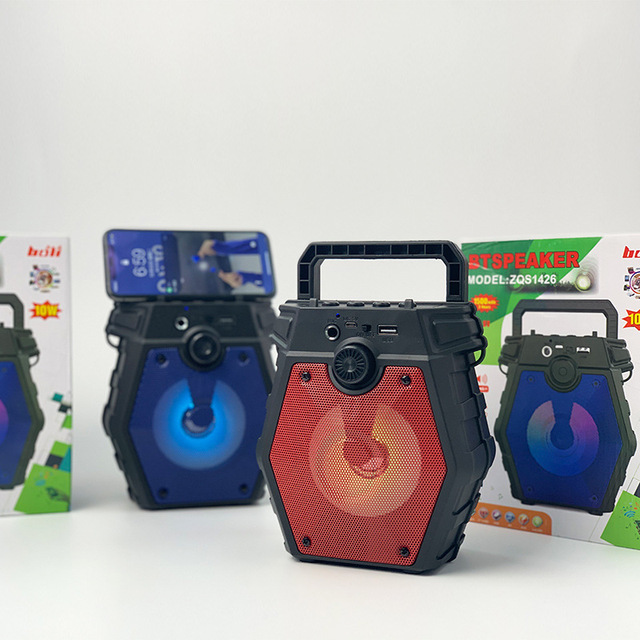ZQS1426 Loud Stereo Dj Super Bass Outdood Portable Speaker BT 5.0,Loud Stereo Booming Bass Wireless Speaker
