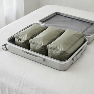 Ensemble de cubes de rangement Tyvek (3 pièces) – Organisateur de voyage imperméable et résistant aux déchirures – Logo personnalisé, taille et couleur sur mesure – Cadeau d'entreprise, échantillon - Product Image 3