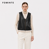 Gilet en daim personnalisé pour femme – Veste sans manches de haute qualité, style décontracté, manteau de créateur de luxe, streetwear avec logo