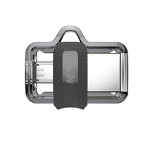 Flash Drive Mini Portabel OTG USB 3.0 128GB untuk Ponsel, Bahan Plastik dengan Garansi 3 Tahun