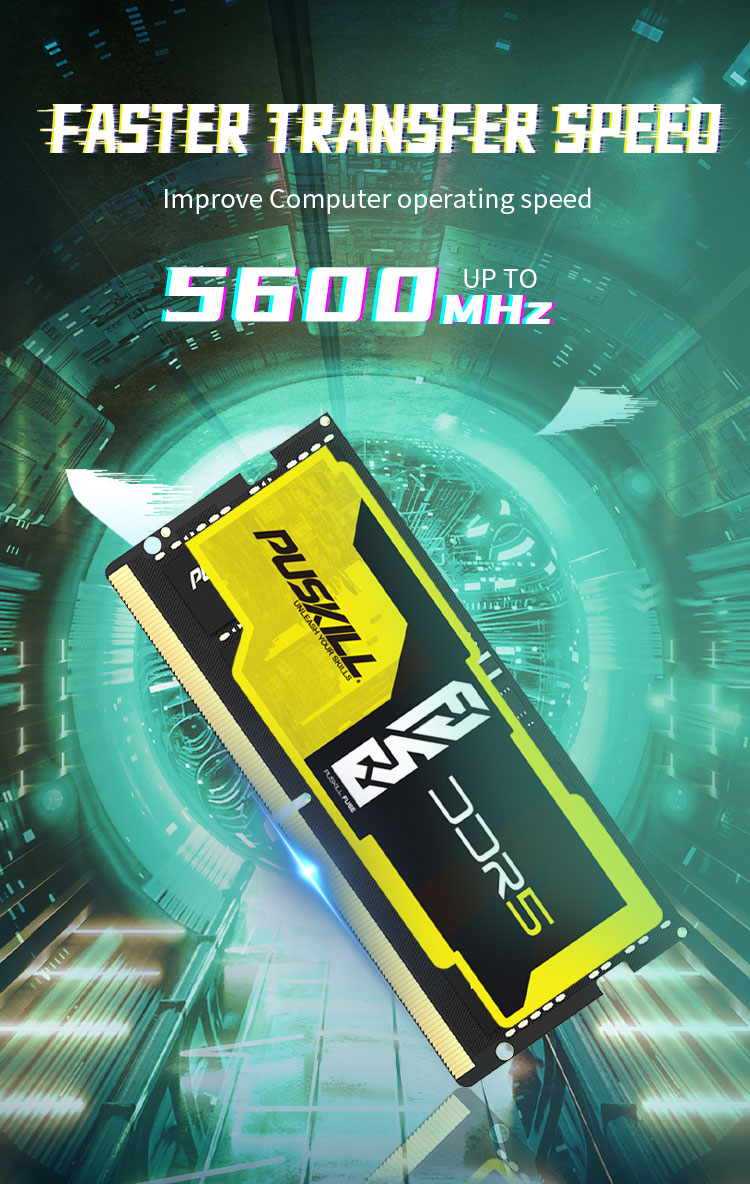 PUSKILL DDR5 Memory - Upgrade Your Laptop Performance