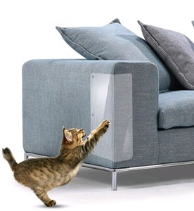 Bande adhésive Durable pour chiens et chats, autocollants, poste à gratter, meuble, <span class=keywords><strong>canapé</strong></span>, Sofa, tampons, <span class=keywords><strong>griffe</strong></span>, 4 pièces - Product Image 1