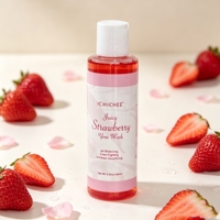 Gel Nettoyant Intime Bio Équilibrant au Parfum Fraise pour Soin Féminin Naturel et Sain
