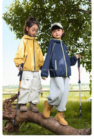 Veste tissée imperméable à capuche pour filles, coupe-vent, séchage rapide, imprimé animal, chaude, pour l'extérieur, personnalisable